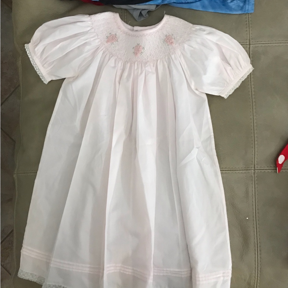 Smocked feltman bros dress 24 mths